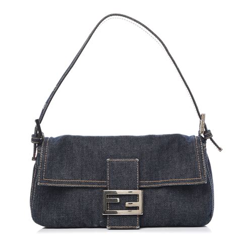 fendi baguette bag outfit|fendi denim baguette vintage.